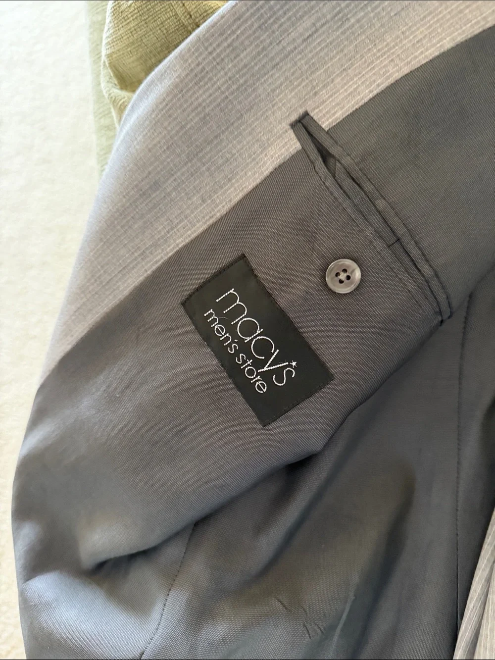 Michael Kors Light Gray Men's Two-Button Suit Jacket